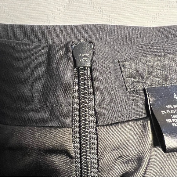 Black Wool Pencil Skirt Work Suit Separates Size 4 - Picture 8 of 10
